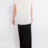 Blusa in tessuto soft touch con scollo profondo – BL80