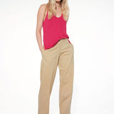Pantaloni lunghi dritti in cotone elasticizzato - PA48