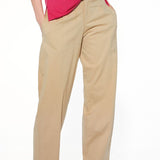 Pantaloni lunghi dritti in cotone elasticizzato - PA48