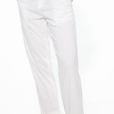 Pantaloni lunghi con risvolto in cotone elasticizzato - PA49