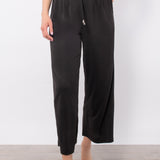 Pantaloni lunghi soft touch con coulisse - NERO - PA84