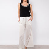 Pantaloni lunghi soft touch con coulisse – PA84