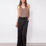 Pantaloni lunghi soft touch con coulisse e tasche – PA85
