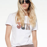 T-shirt in cotone con paillettes – TS01