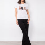 T-shirt in cotone con paillettes – TS01