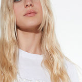 T-shirt in cotone stretch con stampa in rilievo – TS09