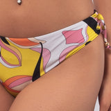 Bikini set a triangolo alto non imbottito e slip con laccetti -  - AB02