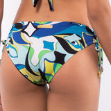 Bikini set reggiseno francese coppe imbottite estraibili, ferretto e  slip con coulisse - BLUETTE - AB05
