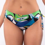 Bikini set reggiseno francese coppe imbottite estraibili, ferretto e  slip con coulisse - BLUETTE - AB05