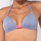 Triangolo bikini con coppe imbottite - LILLA - CB19