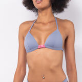 Triangolo bikini con coppe imbottite - LILLA - CB19