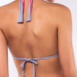 Triangolo bikini con coppe imbottite estraibili - LILLA - CB20