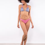 Triangolo bikini con coppe imbottite estraibili - LILLA - CB20