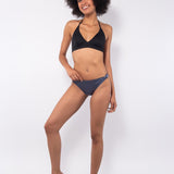 Triangolo bikini alto non imbottito - NERO - CB22