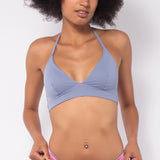 Triangolo bikini alto non imbottito - LILLA - CB22