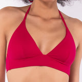 Triangolo bikini alto non imbottito - CILIEGIA - CB22