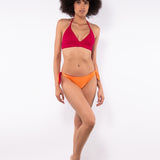 Triangolo bikini alto non imbottito - CILIEGIA - CB22