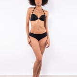 Push-up bikini con coppe imbottite, lunette estraibili e ferretto - NERO - CB24