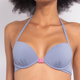 Push-up bikini con coppe imbottite, lunette estraibili e ferretto - LILLA - CB24