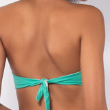 Fascia bikini con coppe imbottite estraibili - ACQUA - CB30