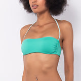 Fascia bikini con coppe imbottite estraibili - ACQUA - CB30