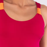Costume intero non imbottito - CILIEGIA - CB50