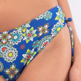 Bikini set reggiseno francese coppe imbottite estraibili, ferretto e slip con coulisse - BLUETTE - CY05