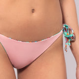 Bikini set a triangolo con coppe imbottite e tanga - ACQUA - CY09