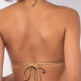 Triangolo bikini con coppe imbottite estraibili - NERO - GD20