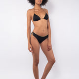 Triangolo bikini con coppe imbottite estraibili - NERO - GD20