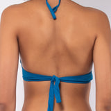 Bikini push-up con coppe imbottite, lunette estraibili e ferretto - BLU - GD26