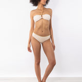 Bikini a fascia con coppe imbottite estraibili - ECRU' - GD30