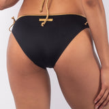 Slip bikini con laccetti - NERO - GD45