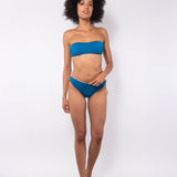 Slip bikini con coulisse - BLU - GD46