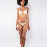Slip bikini sgambato - ECRU' - GD59