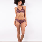 Bikini a triangolo alto non imbottito - NERO - GS22