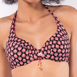 Bikini francese double non imbottito con ferretto - NERO - GS24