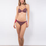 Bikini push-up con coppe imbottite, lunette estraibili e ferretto - NERO - GS266