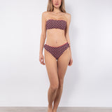 Bikini a fascia con coppe imbottite estraibili - NERO - GS30