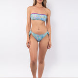 Brasiliana bikini annodata - AZZURRO - TO42