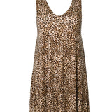 Abito lungo animalier - VARIANTE UNICA - LO82