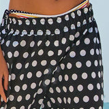 Pantalone lungo in cotone a pois - VARIANTE UNICA - MP60