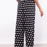 Pantalone lungo in cotone a pois - VARIANTE UNICA - MP60