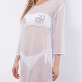 Maxi-maglia a rete - BIANCO - SK55
