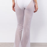 Pantalone lungo a rete - BIANCO - SK60