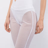 Pantalone lungo a rete - BIANCO - SK60