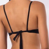 Push-up bikini con coppe imbottite, lunette estraibili e ferretto - NERO - CA26
