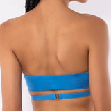 Top bikini con coppe imbottite estraibili - BLUETTE - CA39