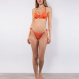 Tanga bikini annodato - ARANCIO - CA41