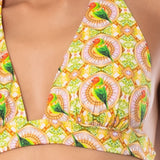 Triangolo bikini alto non imbottito - ARANCIO - PT22